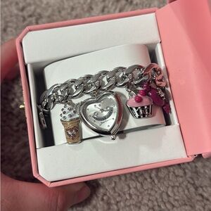 Juicy Couture Silver Watch Bracelet Charm (Sweets): BRAND NEW